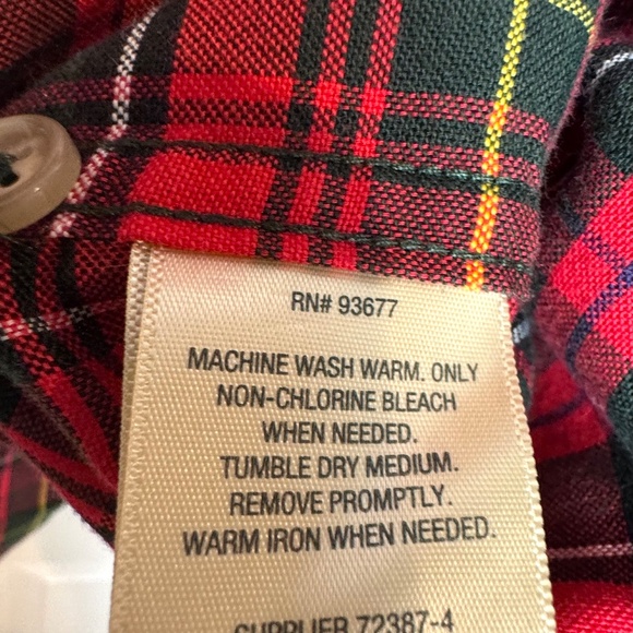 Men's' St. Johns Bay Easy Care Long Sleeve Button Down Shirt, XL - Picture 7 of 7